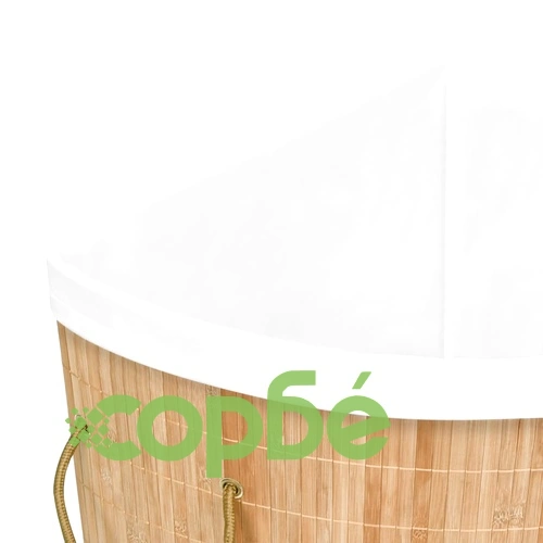 Бамбуков ъглов кош за пране 60 л ➤ топ цена ➤ sorbe.bg