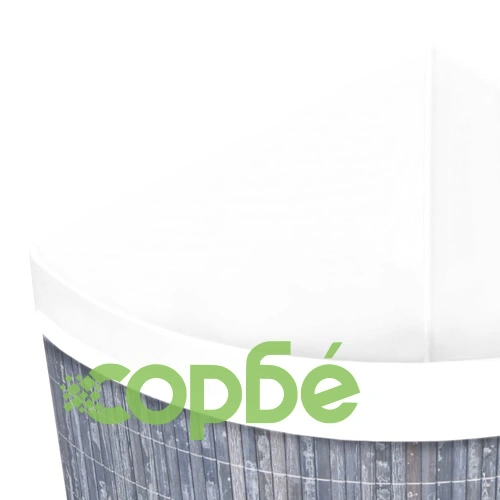 Бамбуков ъглов кош за пране, сив, 60 л ➤ топ цена ➤ sorbe.bg