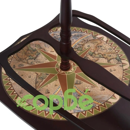 Свободностоящ глобус бар стойка за вино, евкалипт, зелен ➤ топ цена ➤ sorbe.bg