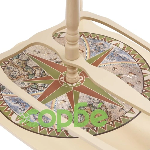 Свободностоящ глобус бар стойка за вино, евкалипт, зелен ➤ топ цена ➤ sorbe.bg