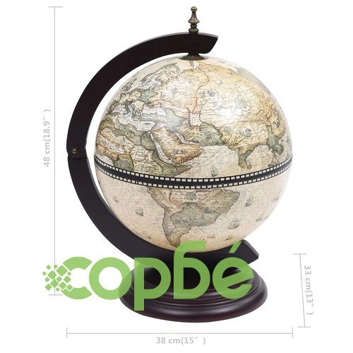 Глобус бар за плот стойка за вино, евкалипт, зелен ➤ топ цена ➤ sorbe.bg