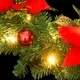 Коледен гирлянд с LED лампички, зелен, 2,7 м, PVC