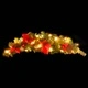 Коледна арка с LED лампички, зелена, 90 см, PVC