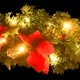 Коледна арка с LED лампички, зелена, 90 см, PVC