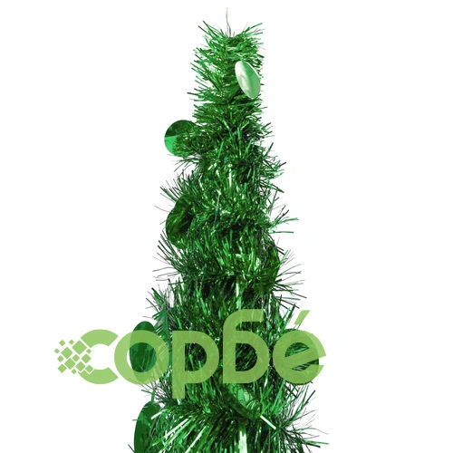 Pop-up изкуствена коледна елха, зелена, 180 см, PET ➤ топ цена ➤ sorbe.bg