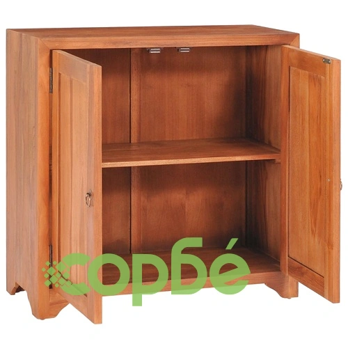 Шкаф, 70x30x70 cм, тиково дърво масив ➤ топ цена ➤ sorbe.bg