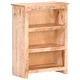 Шкаф за книги, 59x30x80 см, грубо мангово дърво