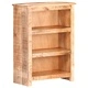 Шкаф за книги, 59x30x80 см, грубо мангово дърво