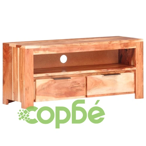 ТВ шкаф, 90x30x40 cм, акациево дърво масив на топ цена от sorbe.bg ТВ шкаф, 90x30x40 cм, акациево дърво масив ➤ топ цена ➤ sorbe.bg