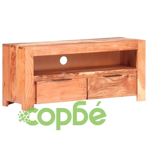 ТВ шкаф, 90x30x40 cм, акациево дърво масив на топ цена от sorbe.bg ТВ шкаф, 90x30x40 cм, акациево дърво масив ➤ топ цена ➤ sorbe.bg