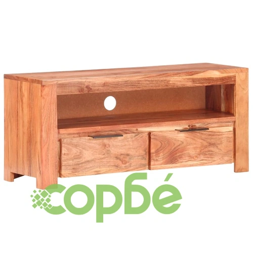 ТВ шкаф, 90x30x40 cм, акациево дърво масив на топ цена от sorbe.bg ТВ шкаф, 90x30x40 cм, акациево дърво масив ➤ топ цена ➤ sorbe.bg