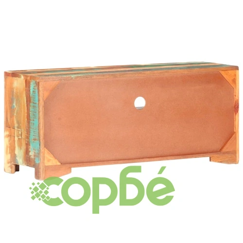 ТВ шкаф, 90x30x40 cм, регенерирано дърво масив на топ цена от sorbe.bg ТВ шкаф, 90x30x40 cм, регенерирано дърво масив ➤ топ цена ➤ sorbe.bg