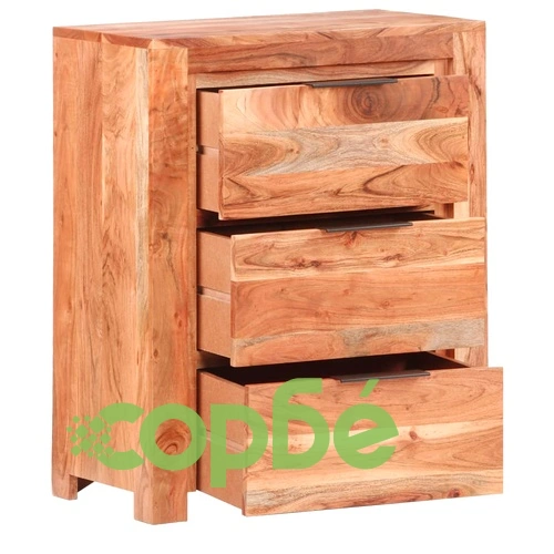 Бюфет, 59x33x75 см, акациево дърво масив ➤ топ цена ➤ sorbe.bg