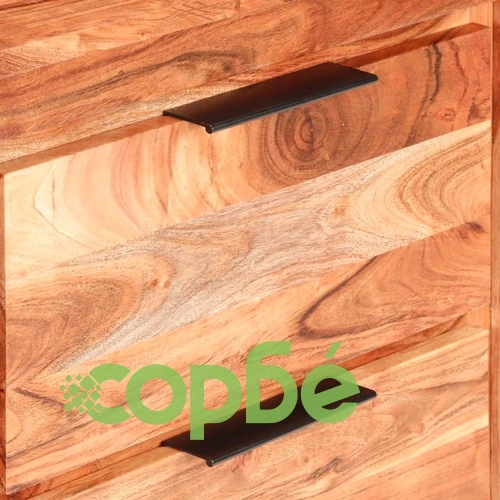 Бюфет, 59x33x75 см, акациево дърво масив ➤ топ цена ➤ sorbe.bg