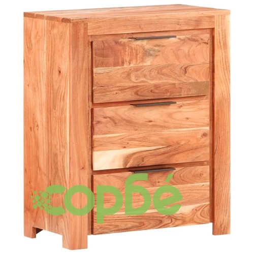 Бюфет, 59x33x75 см, акациево дърво масив ➤ топ цена ➤ sorbe.bg