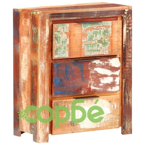 Бюфет, 59x33x75 см, регенерирано дърво масив ➤ топ цена ➤ sorbe.bg