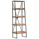 Етажерка за книги с 5 рафта 60x39x180 см мангово дърво масив