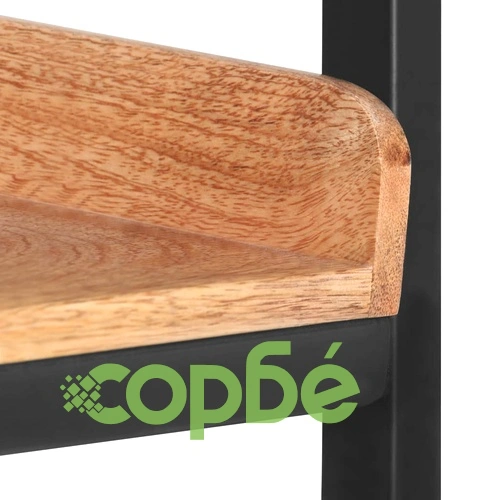 Етажерка за книги с 5 рафта 60x39x180 см мангово дърво масив ➤ топ цена ➤ sorbe.bg