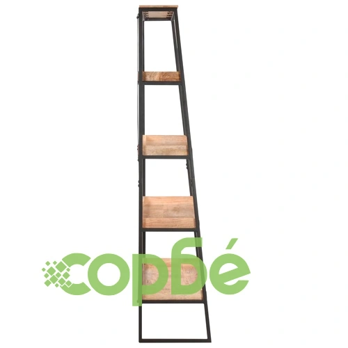 Етажерка за книги с 5 рафта 90x39x180 см мангово дърво масив ➤ топ цена ➤ sorbe.bg