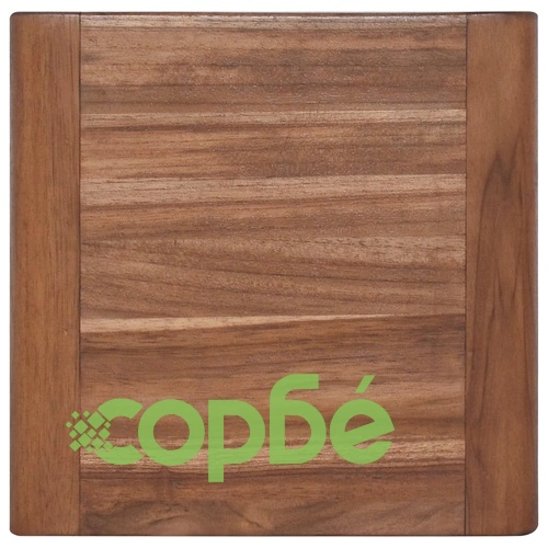 Шкаф за баня за стенен монтаж, 25x25x100 cм, тиково дърво масив ➤ топ цена ➤ sorbe.bg