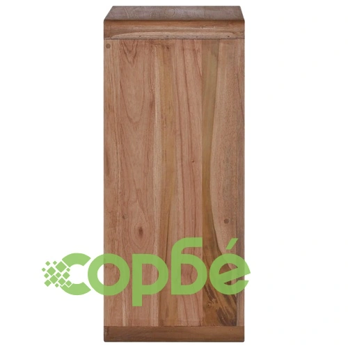 Шкаф за баня за стенен монтаж, 45x30x70 cм, тиково дърво масив ➤ топ цена ➤ sorbe.bg