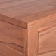 Шкаф за баня за стенен монтаж, 90x45x30 cм, тиково дърво масив
