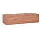 Шкаф за баня за стенен монтаж, 120x45x30 cм, тиково дърво масив