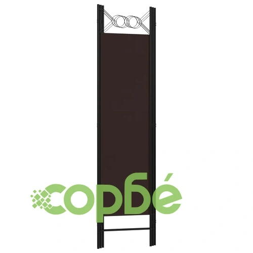 Параван за стая, 3 панела, кафяв, 120x180 см ➤ топ цена ➤ sorbe.bg