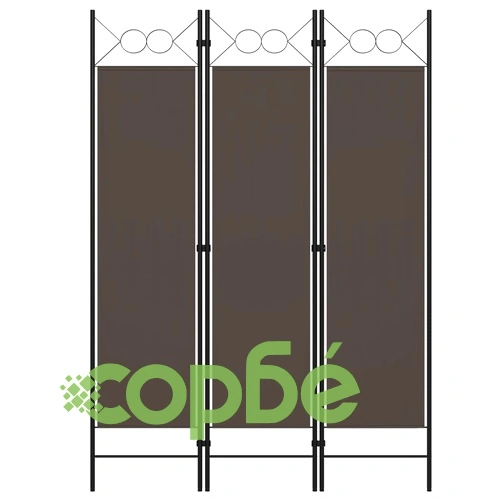 Параван за стая, 3 панела, антрацит, 120x180 см ➤ топ цена ➤ sorbe.bg