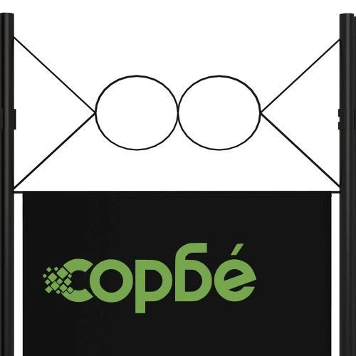 Параван за стая, 6 панела, черен, 240x180 cм ➤ топ цена ➤ sorbe.bg