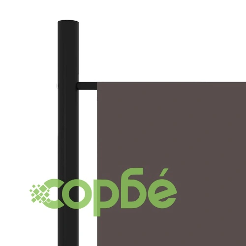 Параван за стая, 4 панела, антрацит, 200x180 см ➤ топ цена ➤ sorbe.bg