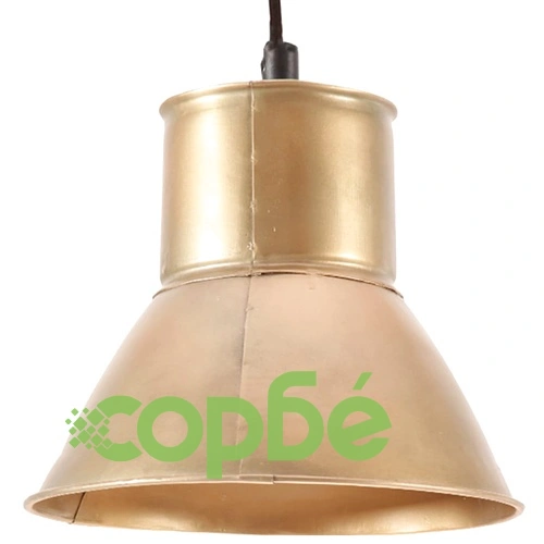 Пенделна лампа 25 W месинг кръгла 17 см E27 ➤ топ цена ➤ sorbe.bg
