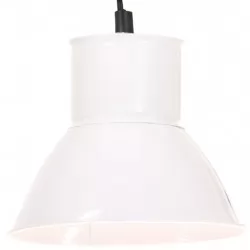 Пенделна лампа 25 W бяла кръгла 17 см E27