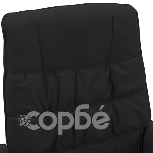 Масажен наклоняем стол с табуретка, черен, изкуствена кожа ➤ топ цена ➤ sorbe.bg