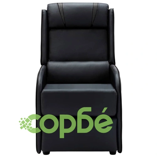 Регулируем стол, черно и сиво, изкуствена кожа ➤ топ цена ➤ sorbe.bg