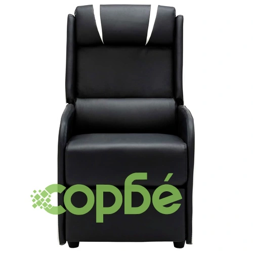 Регулируем стол, черно и бяло, изкуствена кожа ➤ топ цена ➤ sorbe.bg