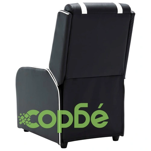 Регулируем стол, черно и бяло, изкуствена кожа ➤ топ цена ➤ sorbe.bg