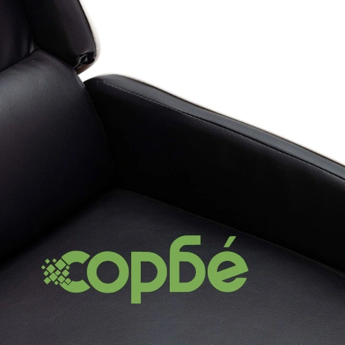 Регулируем стол, черно и бяло, изкуствена кожа ➤ топ цена ➤ sorbe.bg