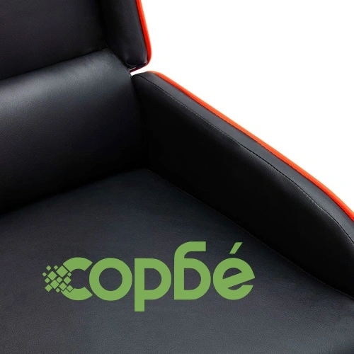 Регулируем стол, черно и оранжево, изкуствена кожа ➤ топ цена ➤ sorbe.bg