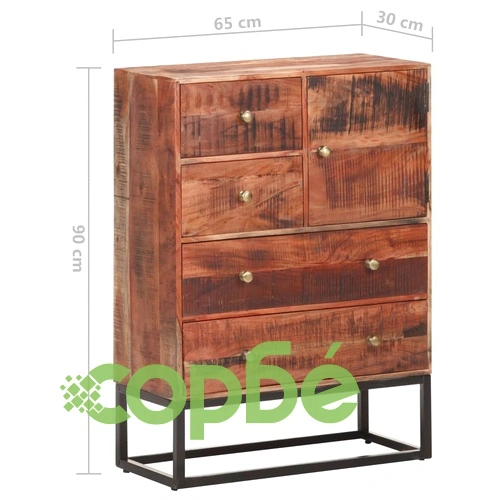 Бюфет, 65x30x90 см, грубо акациево дърво  ➤ топ цена ➤ sorbe.bg