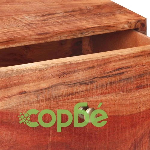 Конзолна маса, сива, 90x35x75 cм, грубо акациево дърво  ➤ топ цена ➤ sorbe.bg