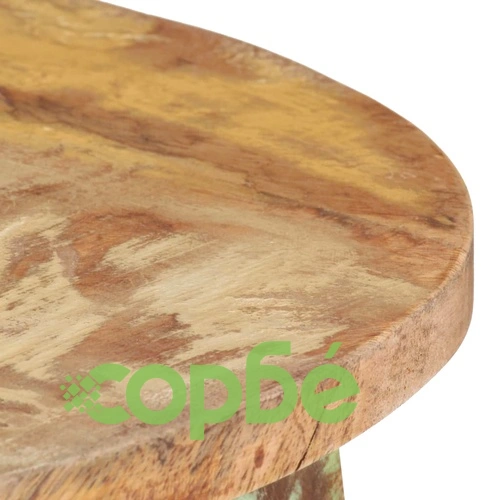 Бар столове, 2 бр, регенерирана дървесина масив ➤ топ цена ➤ sorbe.bg