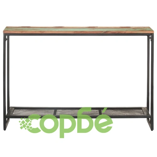 Конзолна маса, 110x35x75 см, регенерирано дърво масив ➤ топ цена ➤ sorbe.bg