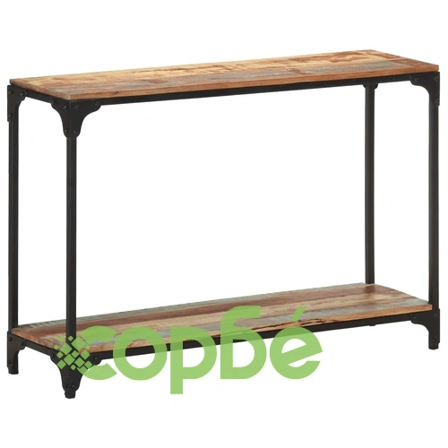 Конзолна маса, 110x30x75 cм, регенерирано дърво масив ➤ топ цена ➤ sorbe.bg