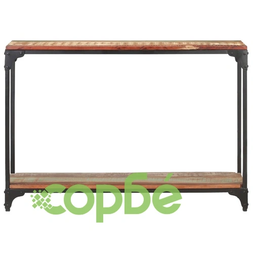 Конзолна маса, 110x30x75 cм, регенерирано дърво масив ➤ топ цена ➤ sorbe.bg