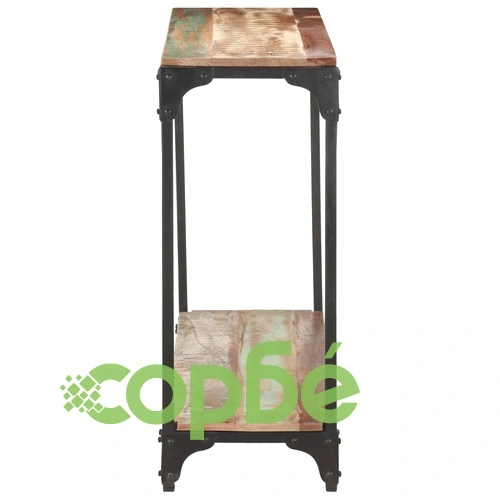 Конзолна маса, 110x30x75 cм, регенерирано дърво масив ➤ топ цена ➤ sorbe.bg