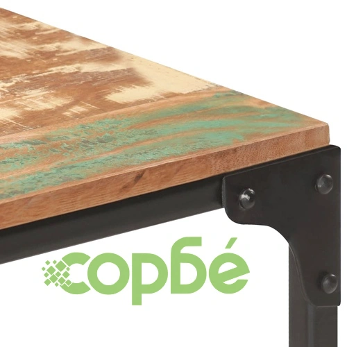 Конзолна маса, 110x30x75 cм, регенерирано дърво масив ➤ топ цена ➤ sorbe.bg