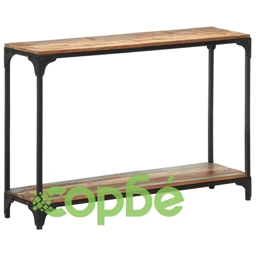 Конзолна маса, 110x30x75 cм, регенерирано дърво масив ➤ топ цена ➤ sorbe.bg