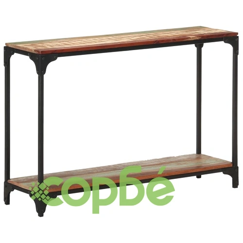 Конзолна маса, 110x30x75 cм, регенерирано дърво масив ➤ топ цена ➤ sorbe.bg