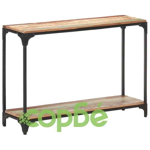 Конзолна маса, 110x30x75 cм, регенерирано дърво масив ➤ топ цена ➤ sorbe.bg